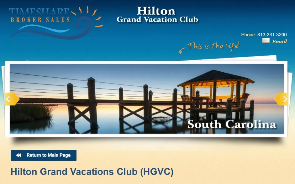 Website we built for a timeshare resale broker
